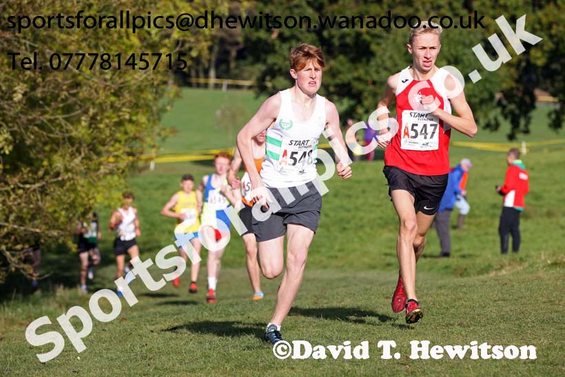 Mens under-17s Northern Cross Country Relays. Photo: David T. Hewitson/Sports for All Pics